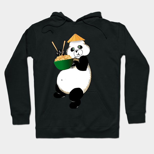 Eating panda Hoodie by TomyGamer